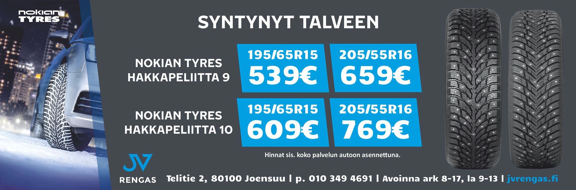 Nokian Tyres | Talvirengas tarjous 